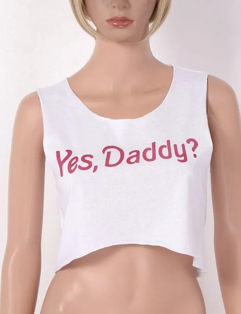 Yes Daddy Cropped Tee