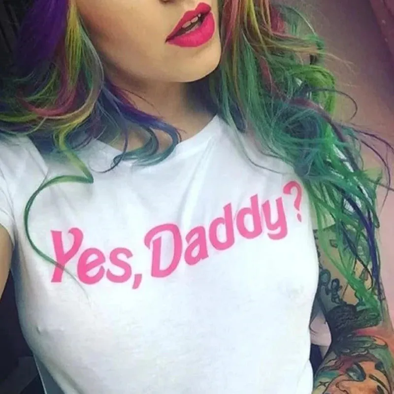 Yes Daddy Cropped Tee