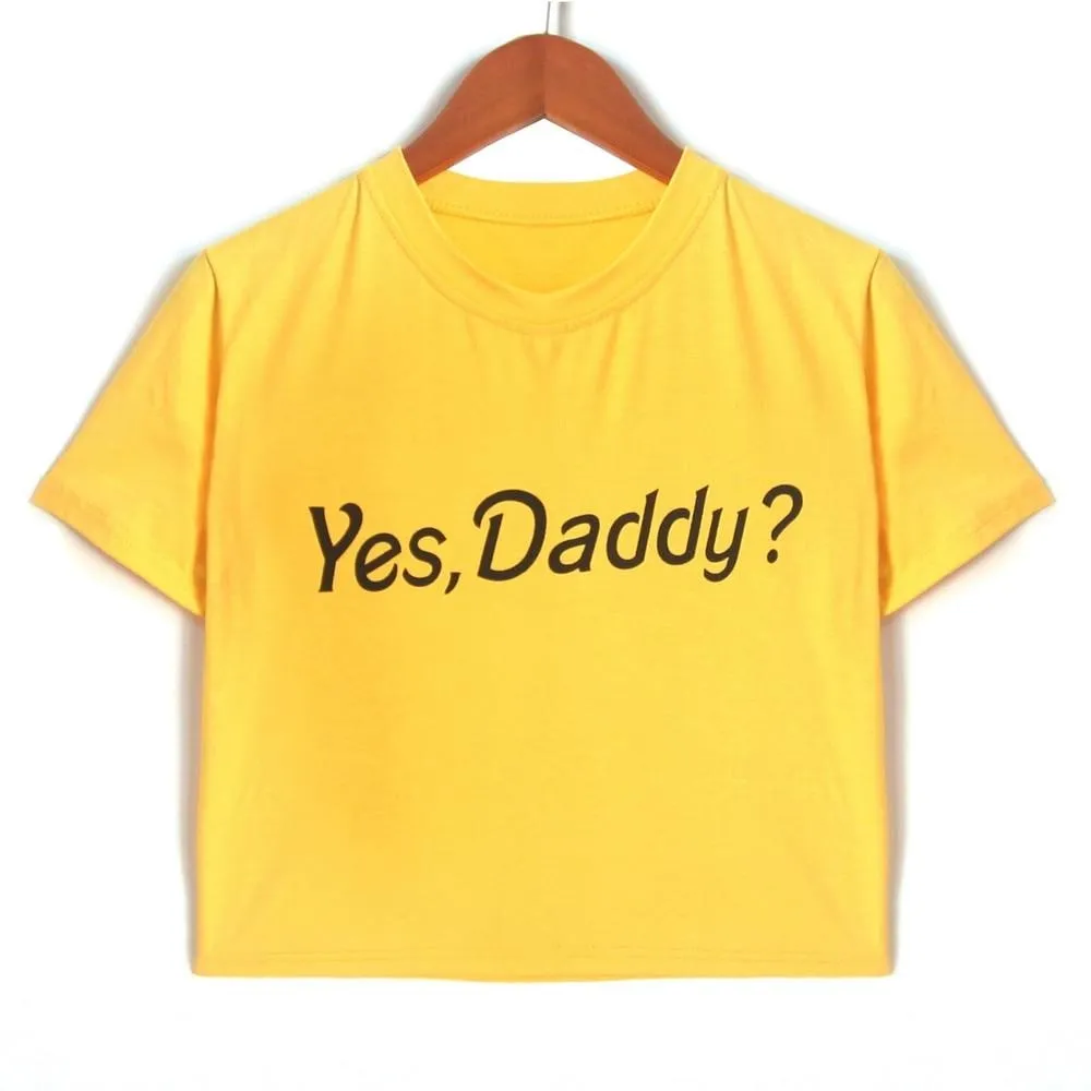 Yes Daddy Cropped Tee